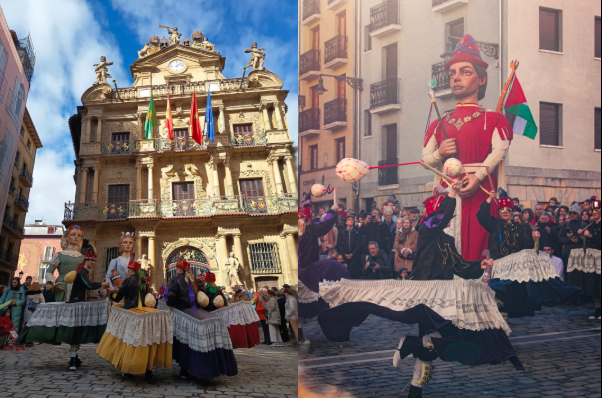 Iruñeko Alde Zaharreko Erraldoiak Gigantes Casco Viejo Pamplona